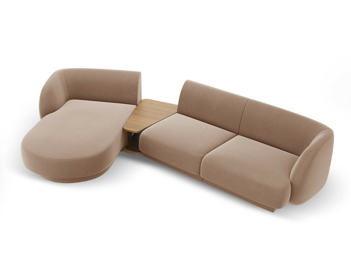 Modularna kutna garnitura Tivlomi 117 (Bluvel 40)