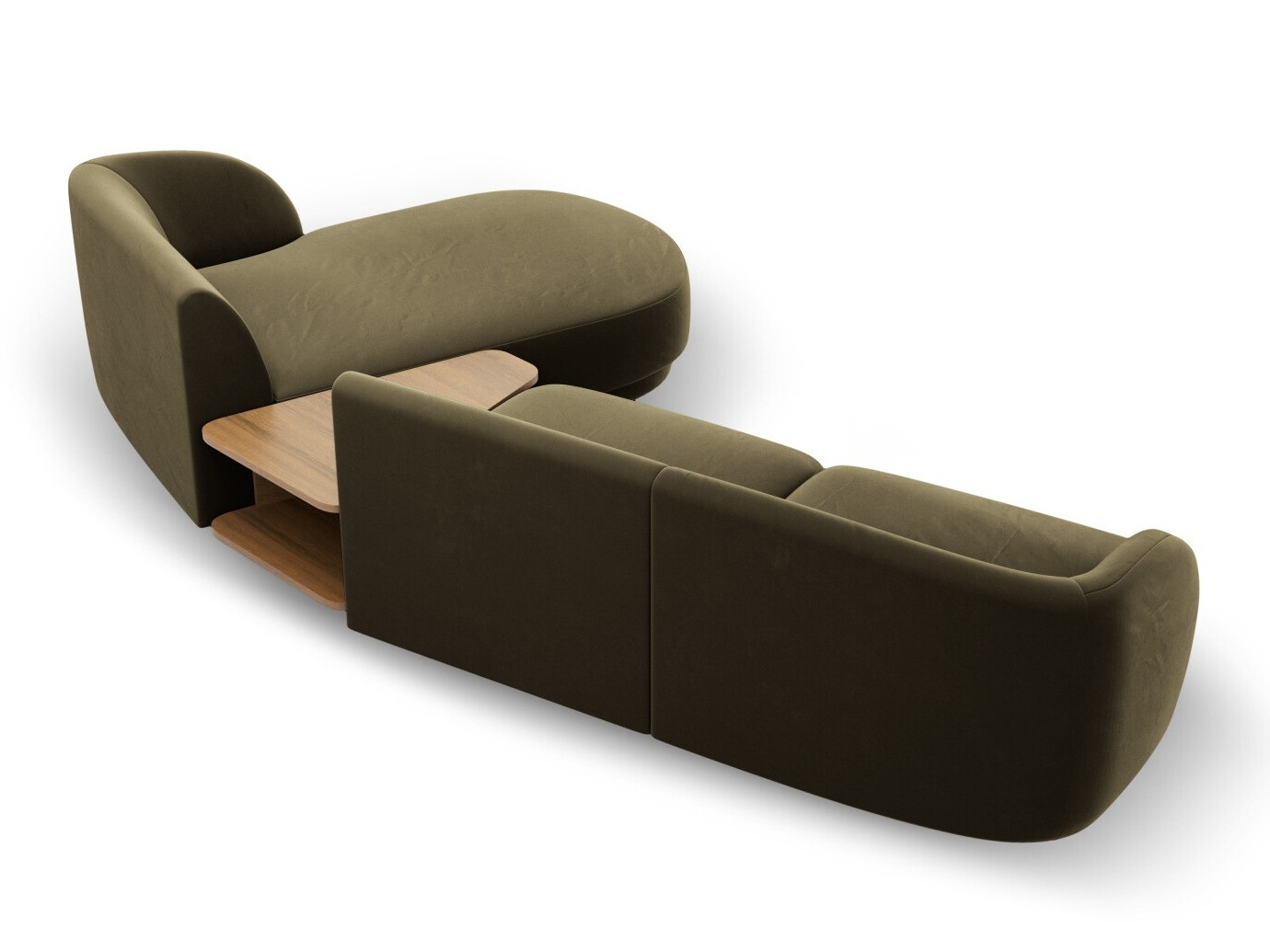 Modularna kutna garnitura Tivlomi 117 (Bluvel 77)