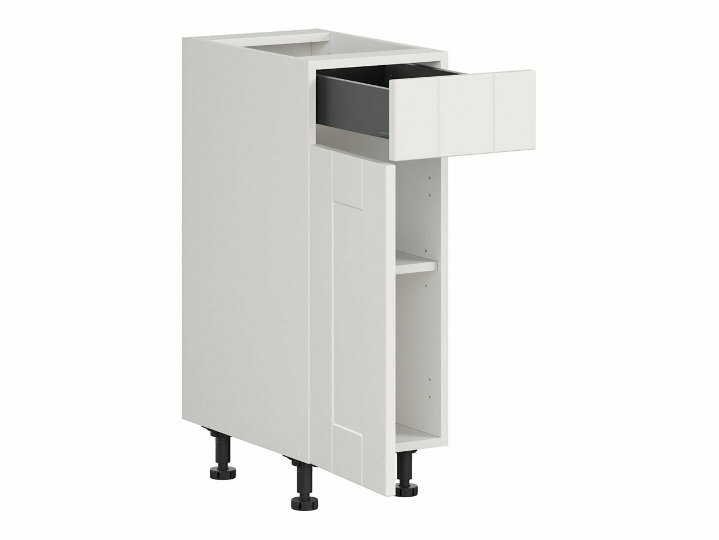 Modularni ormarić s ladicom i vratima Eva White 102