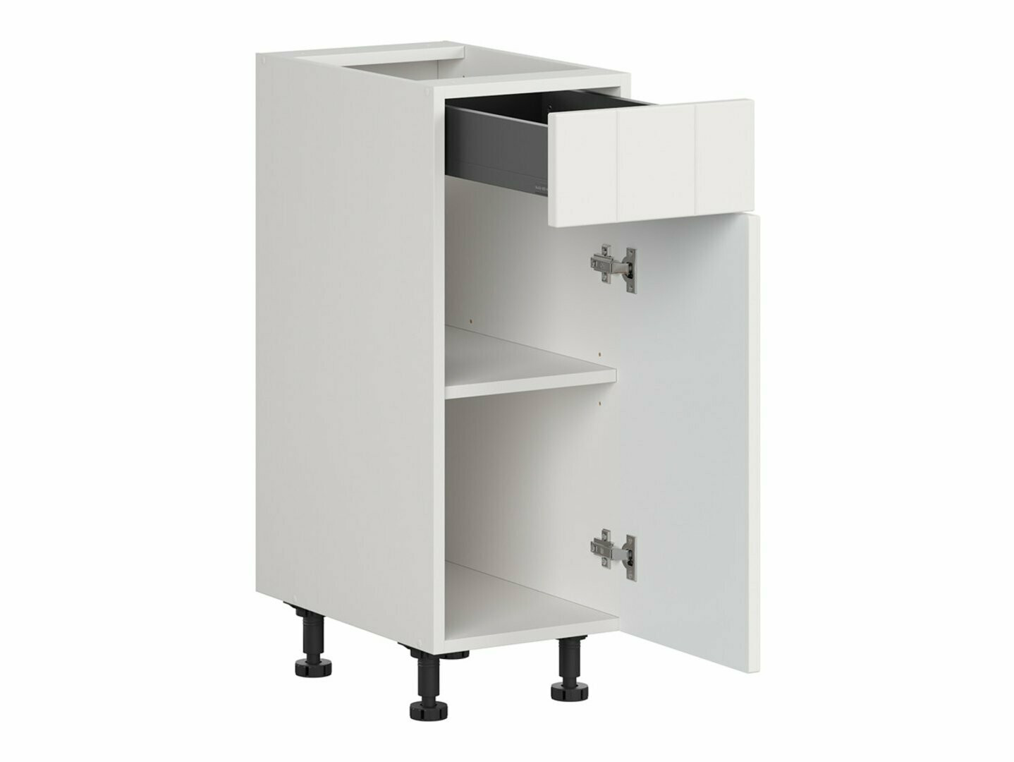 Modularni ormarić s ladicom i vratima Eva White 102