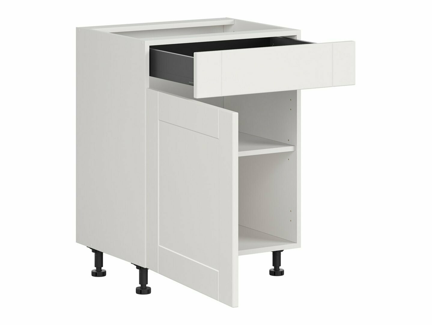 Modularni ormarić s ladicom i vratima Eva White 105