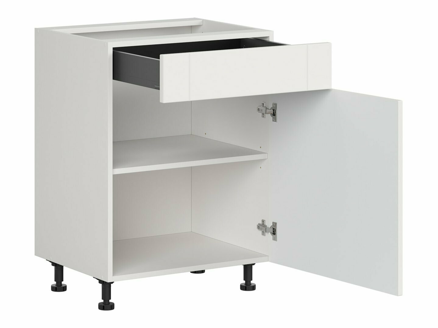 Modularni ormarić s ladicom i vratima Eva White 105