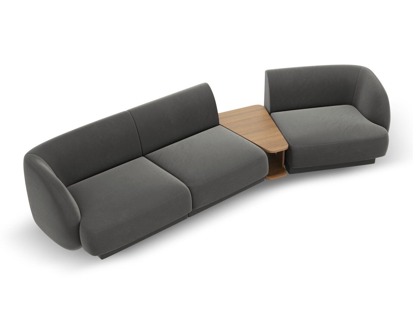 Modularna kutna garnitura Tivlomi 118 (Bluvel 13)