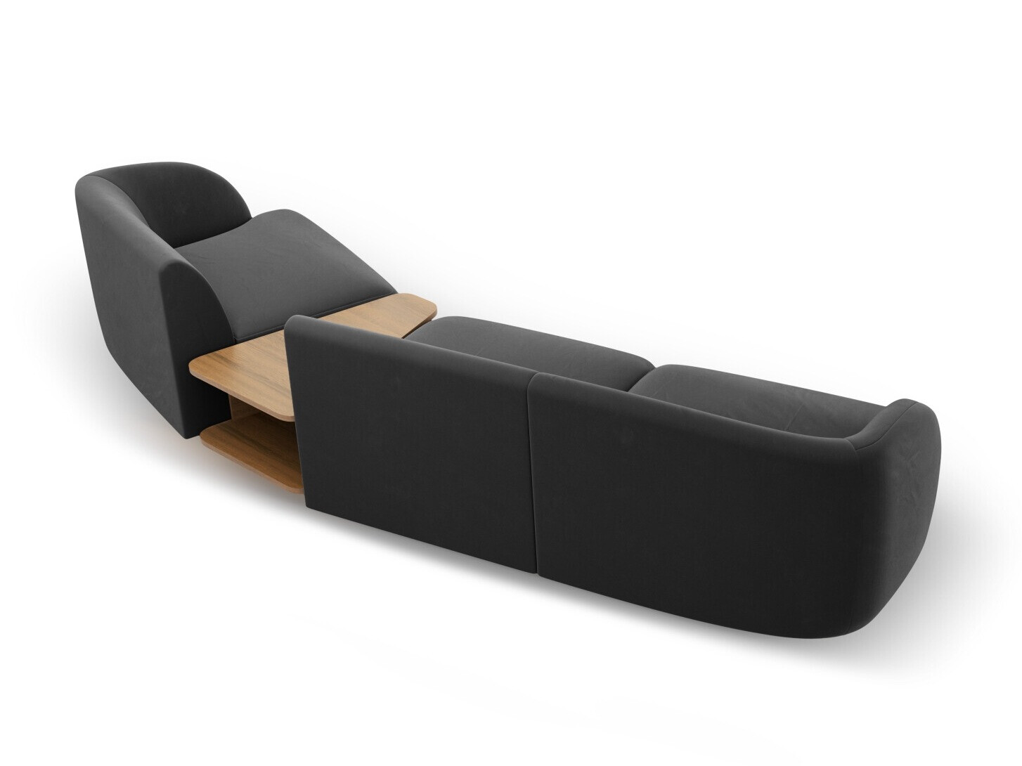 Modularna kutna garnitura Tivlomi 118 (Bluvel 14)