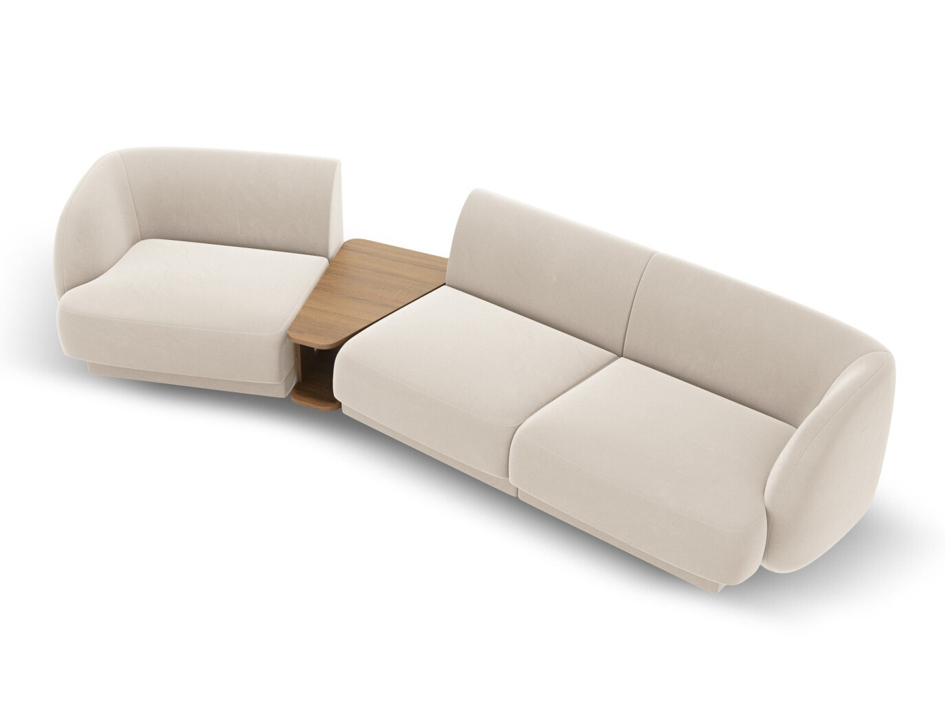 Modularna kutna garnitura Tivlomi 118 (Bluvel 22)