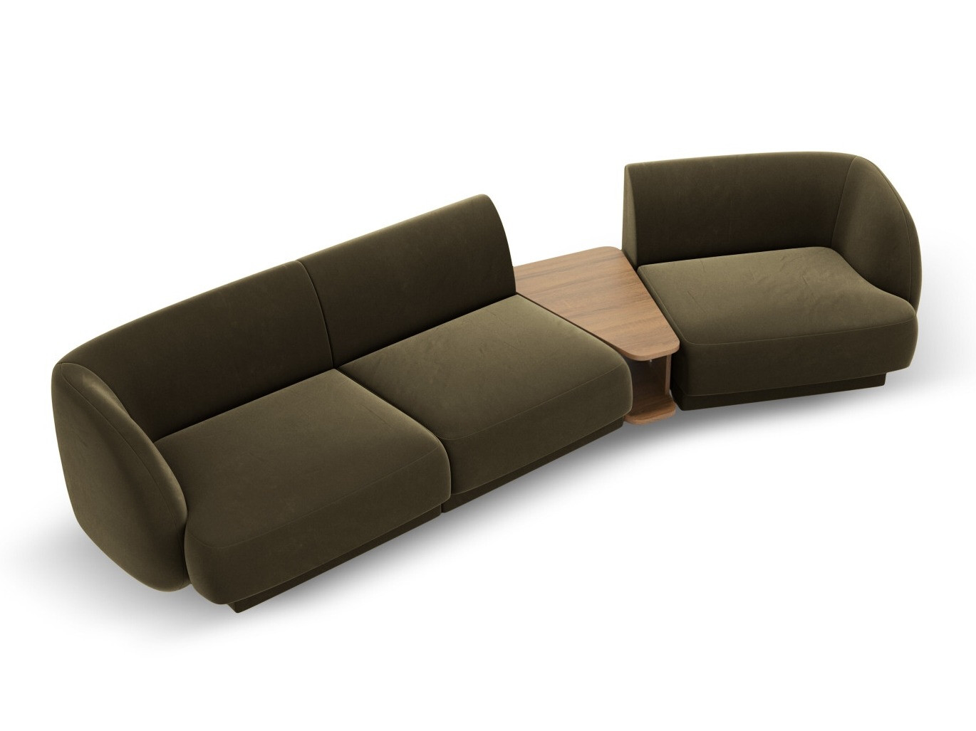 Modularna kutna garnitura Tivlomi 118 (Bluvel 77)