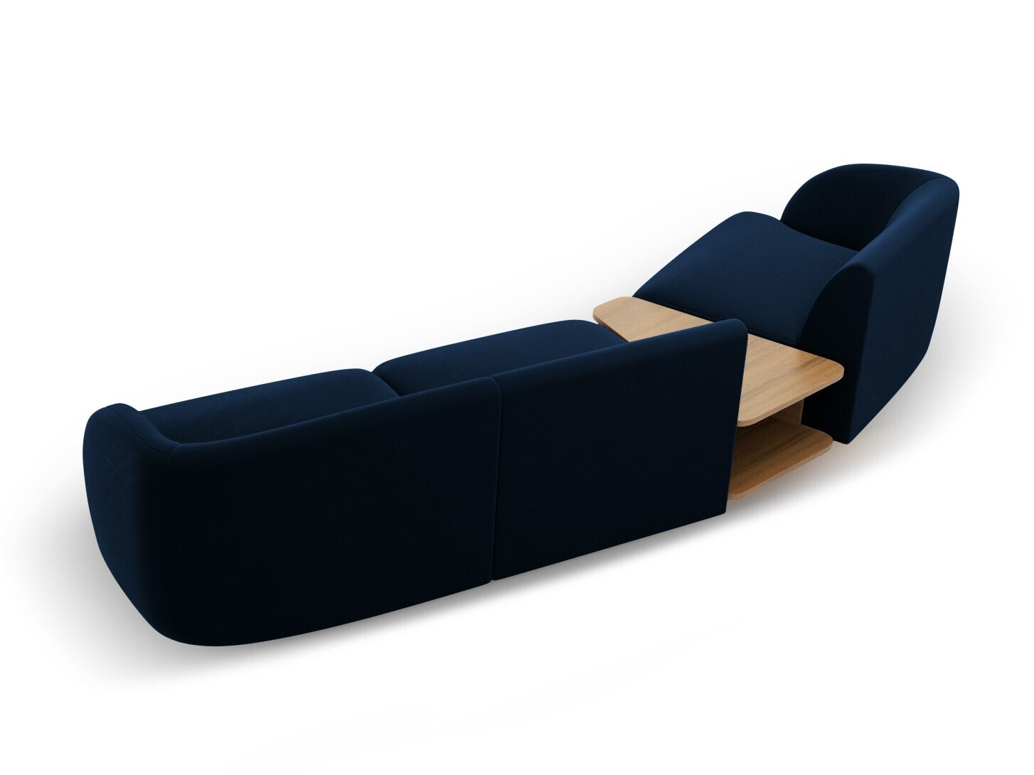 Modularna kutna garnitura Tivlomi 118 (Bluvel 86)