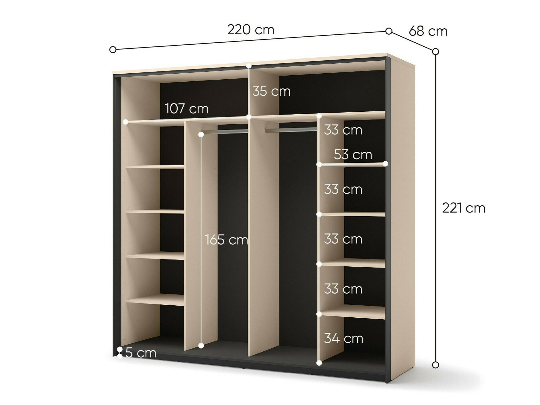 Set za spavaću sobu Virmoro 106
