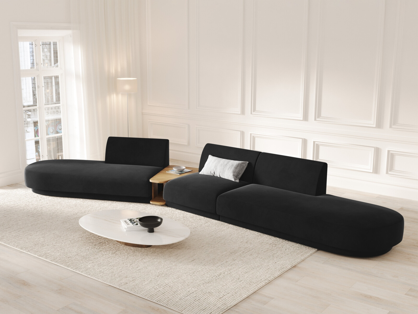 Modularna kutna garnitura Tivlomi 120 (Bluvel 19)