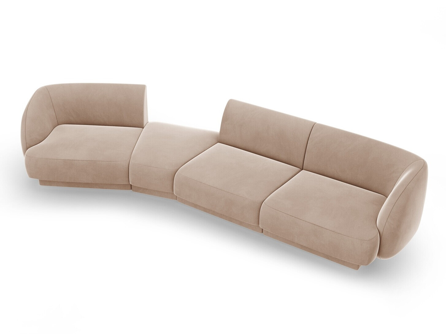 Modularna kutna garnitura Tivlomi 122 (Bluvel 40)