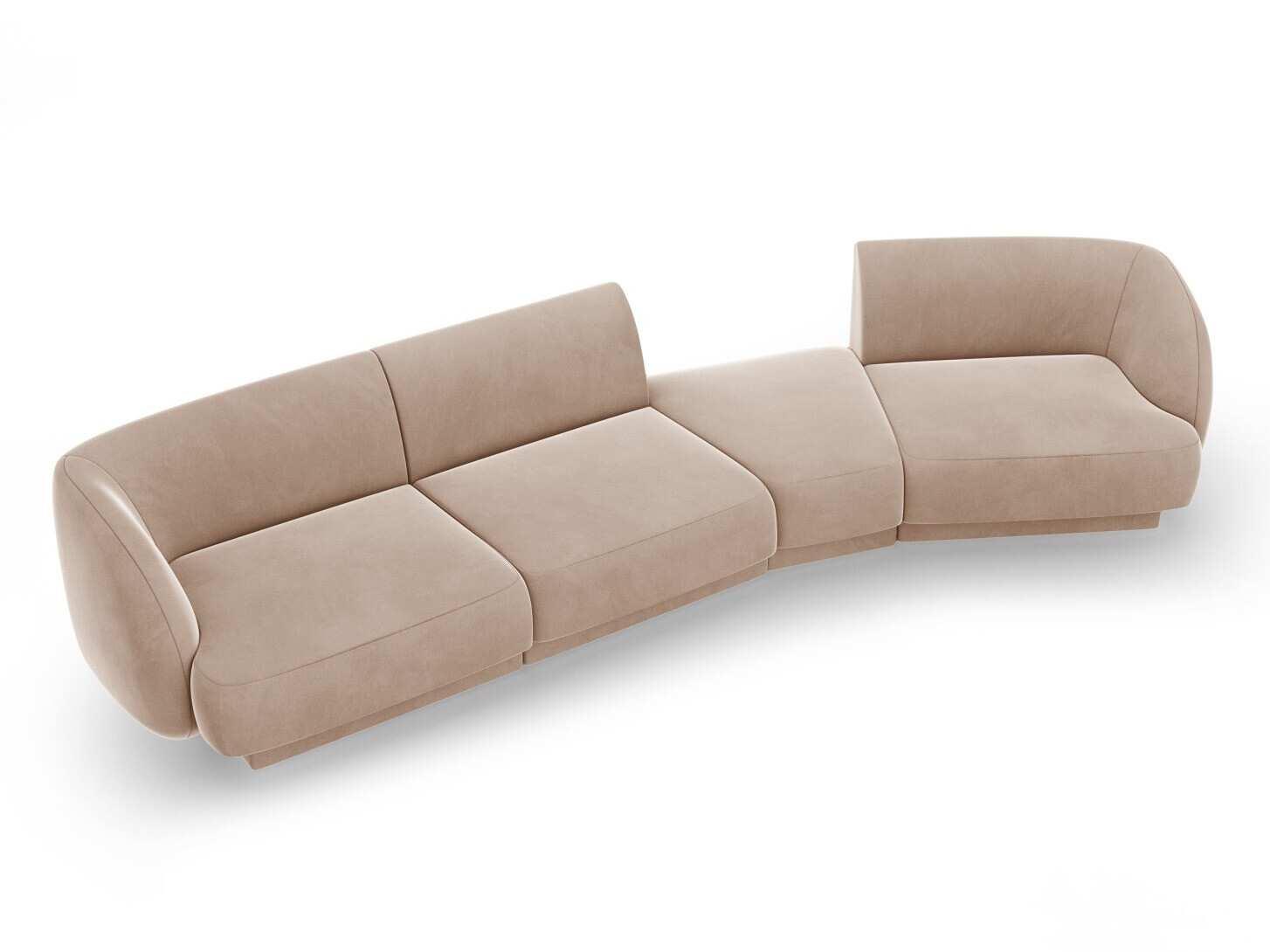 Modularna kutna garnitura Tivlomi 122 (Bluvel 40)