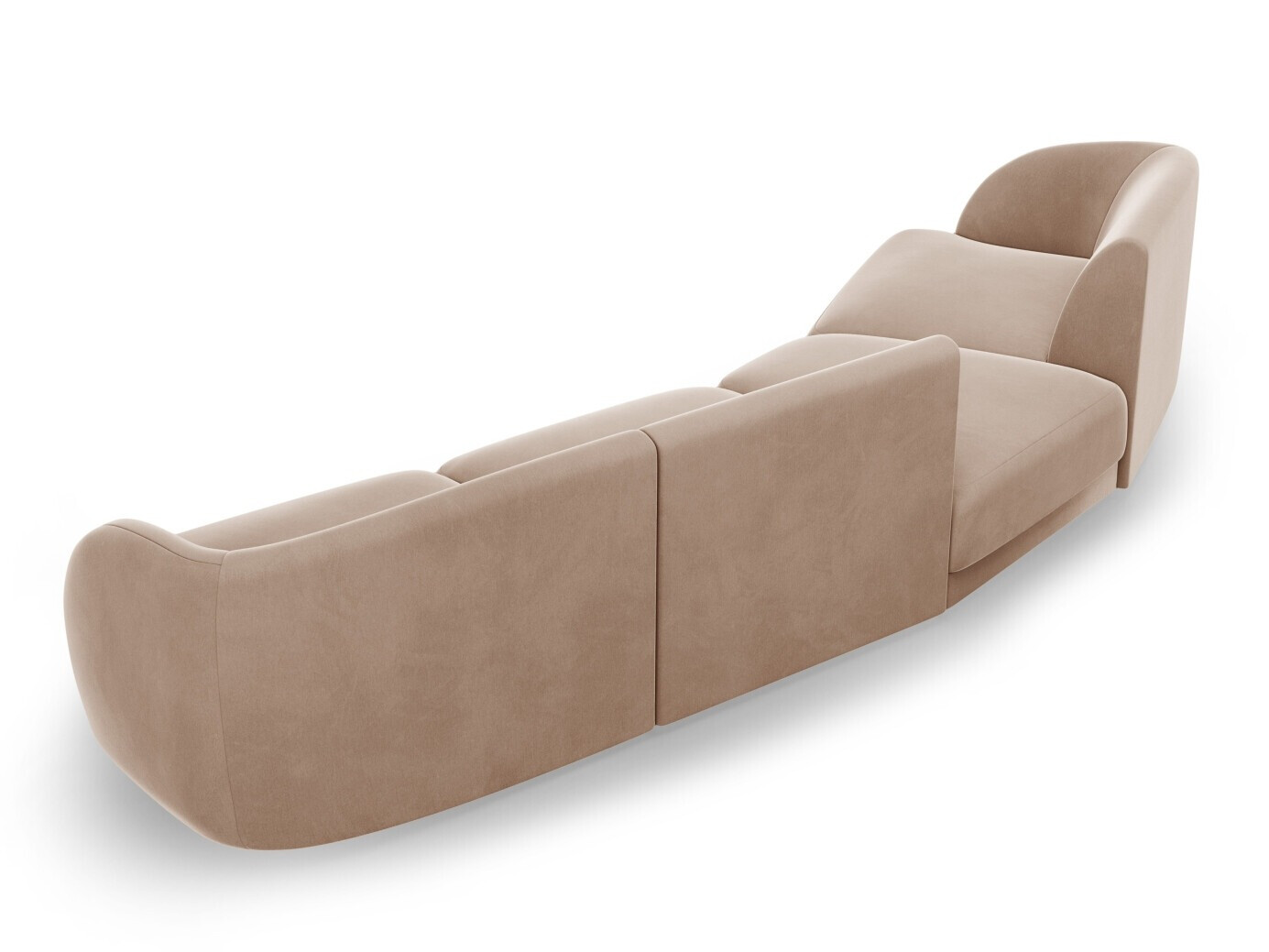 Modularna kutna garnitura Tivlomi 122 (Bluvel 40)