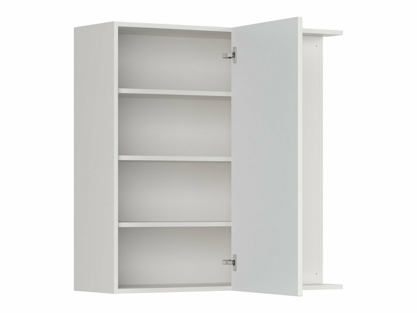 Modularan zidni kutni ormarić Eva White 161