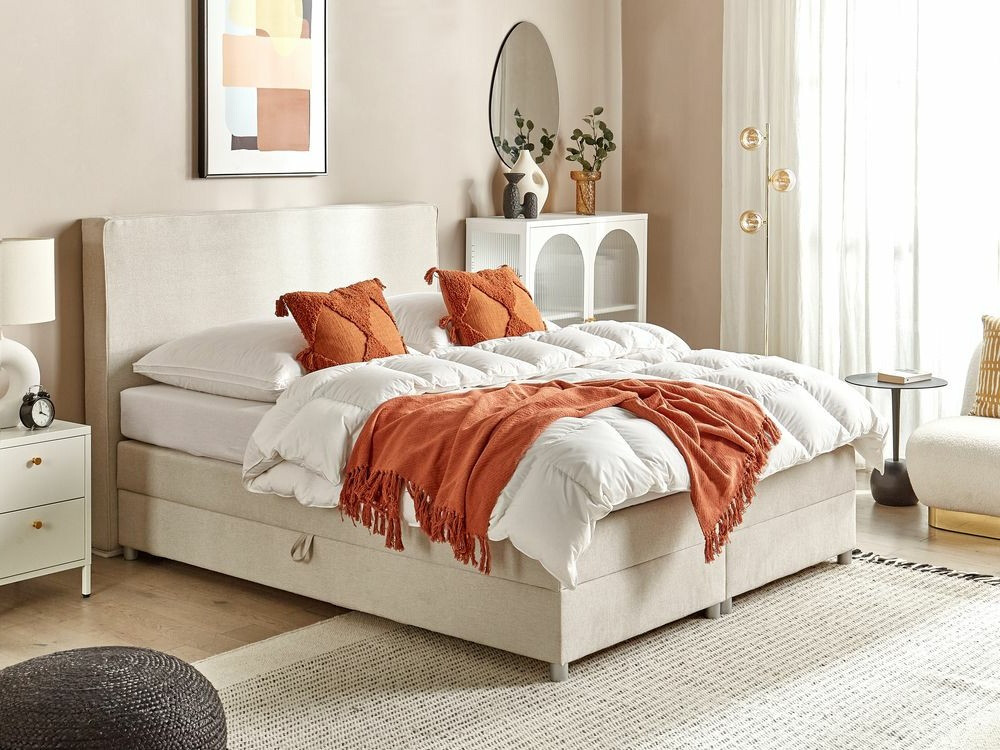 Boxspring krevet Berwyn 2324 (Bež)
