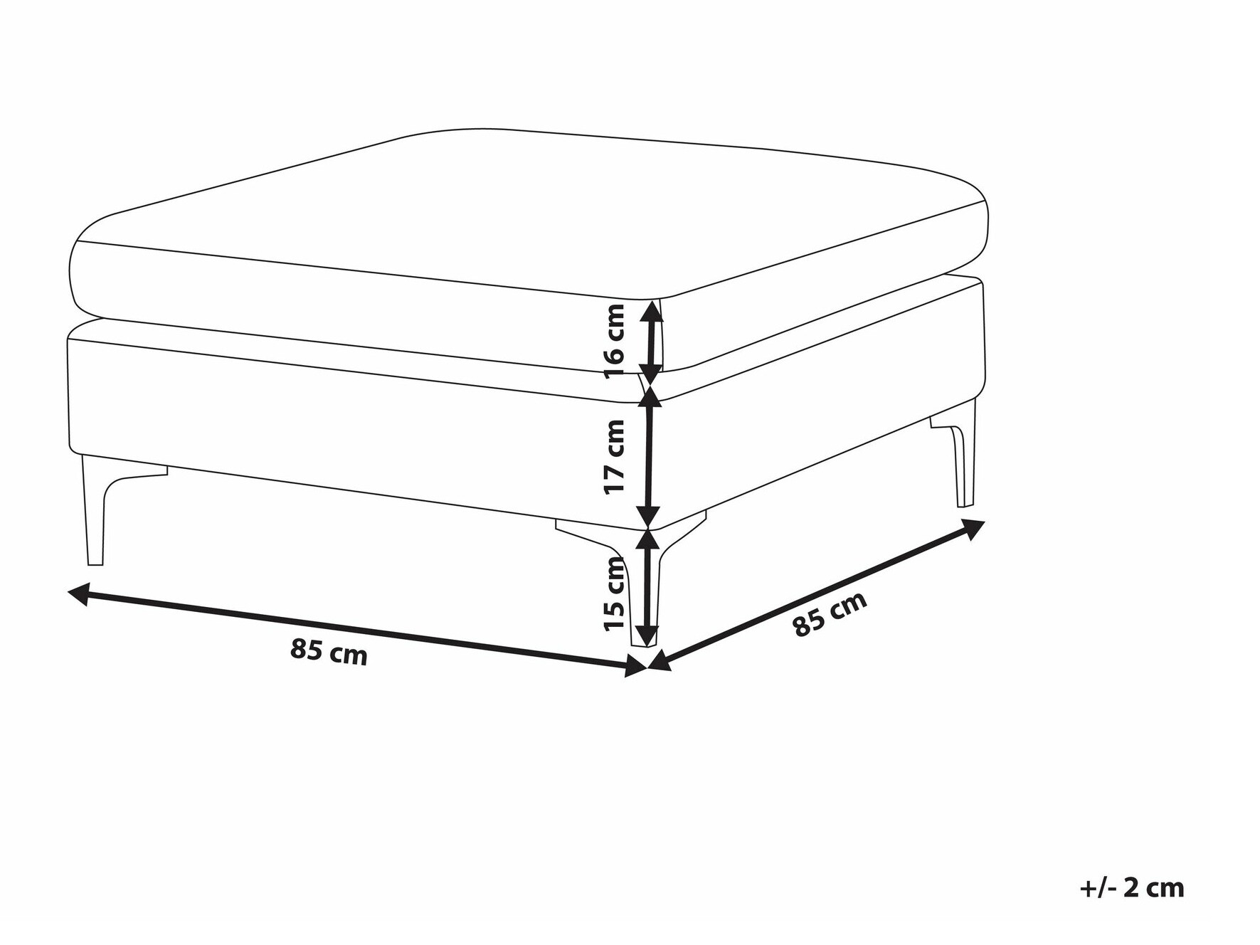 Tabure Berwyn 2528 (Ružičasta)