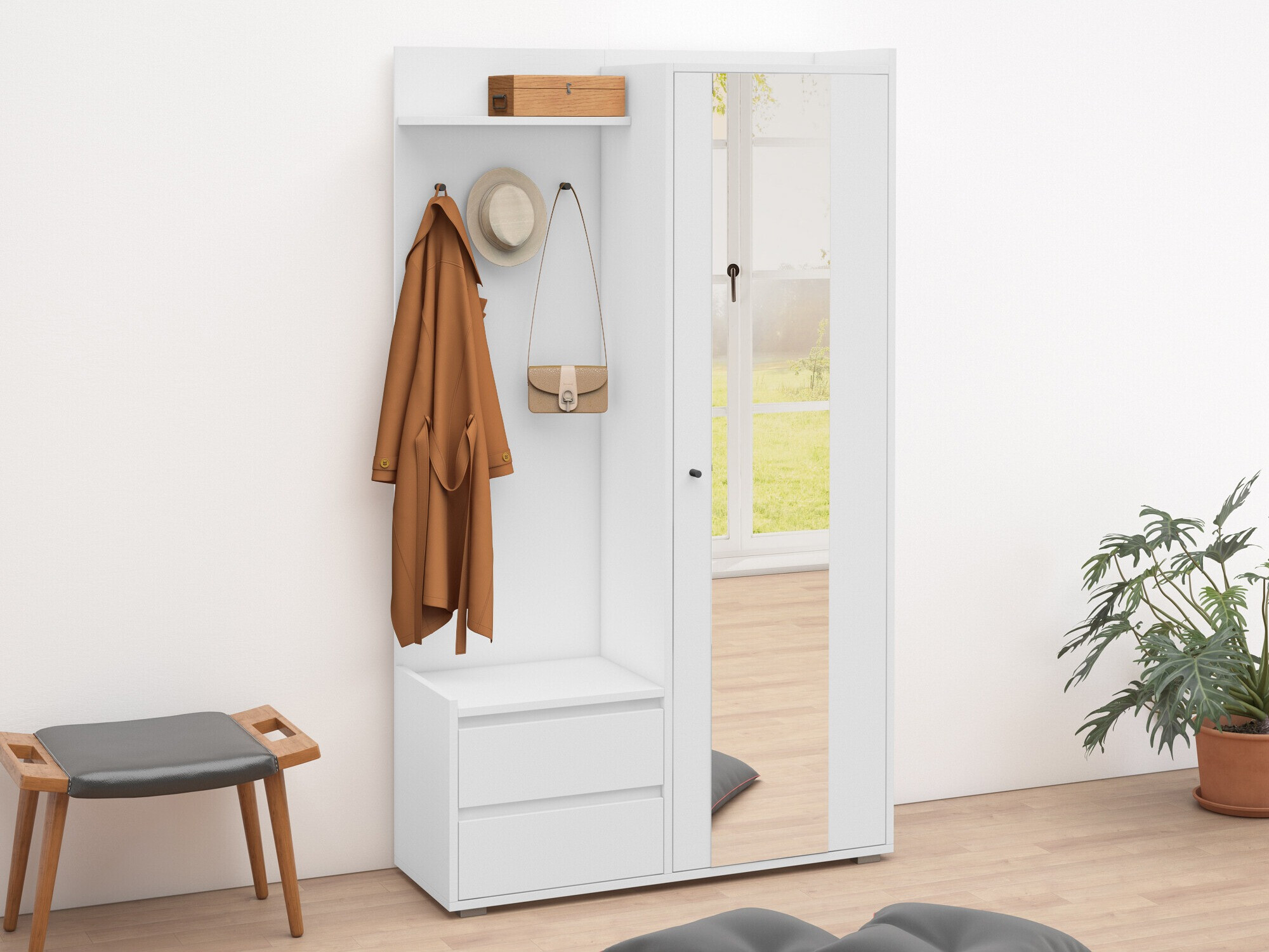 Set za hodnik Denton 1446 (Bijela)