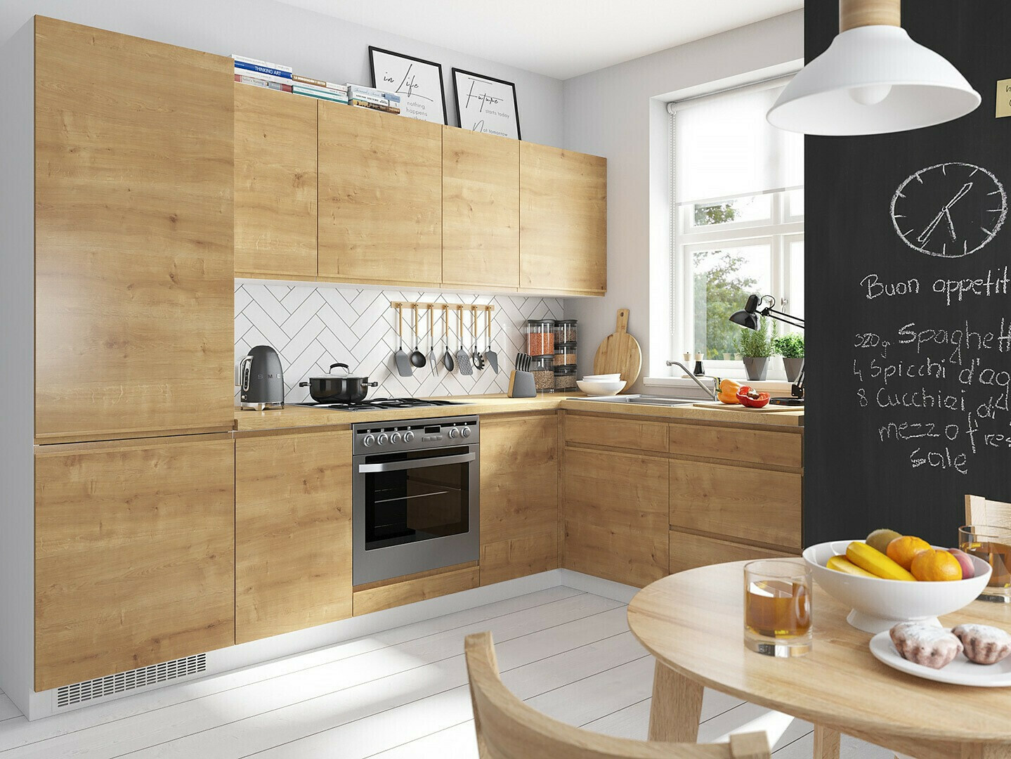 Modularan kutni ormarić Soli Oak 127