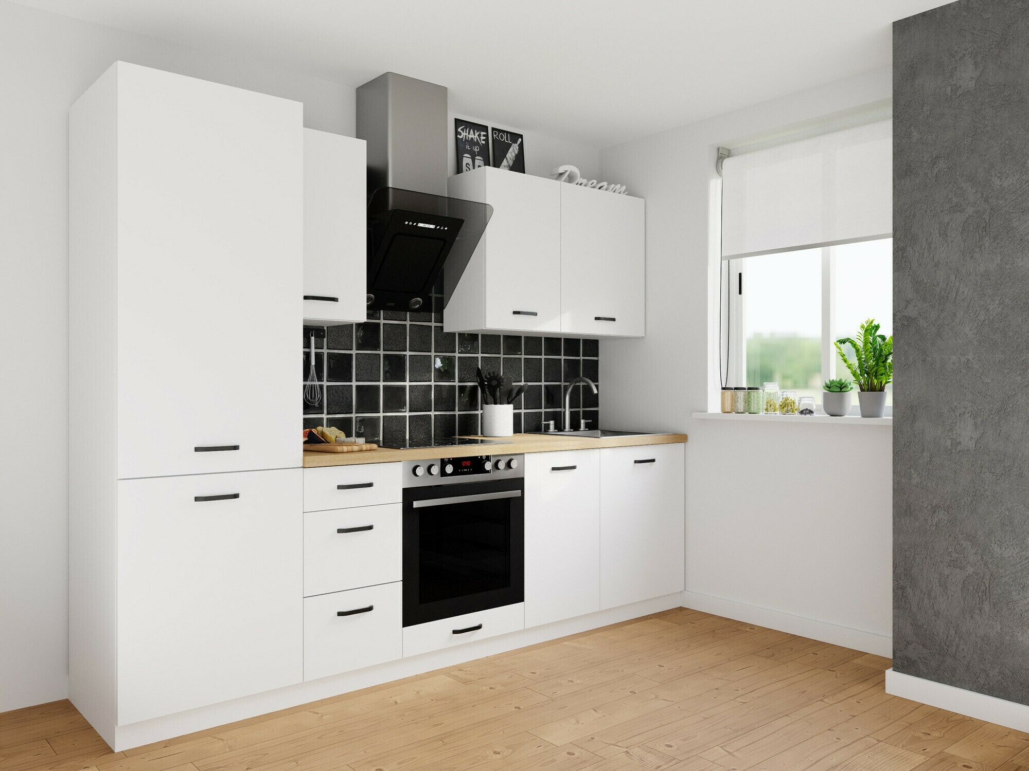 Modularni ormarić s vratima Top White 112