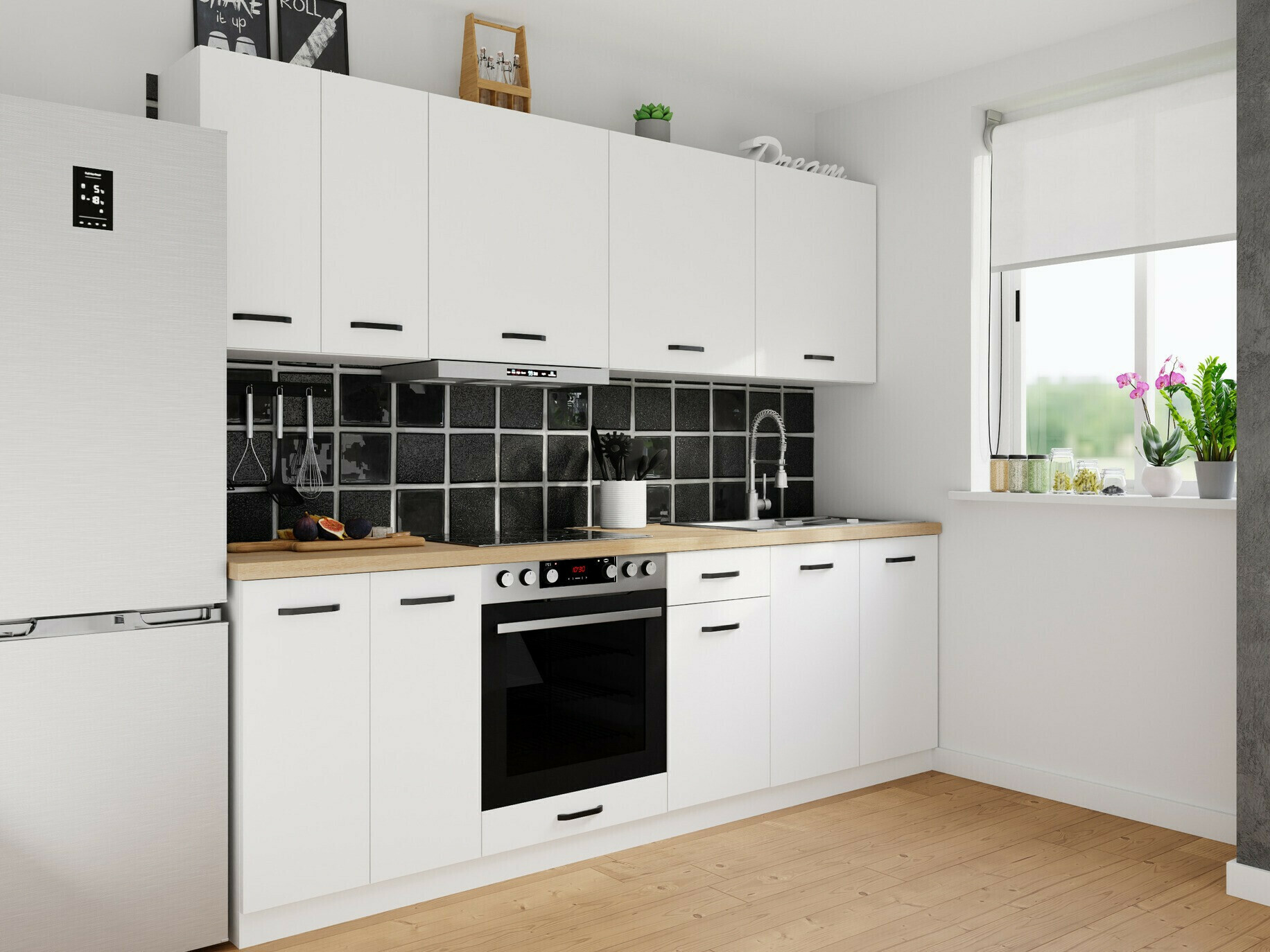 Modularni ormarić s vratima Top White 115