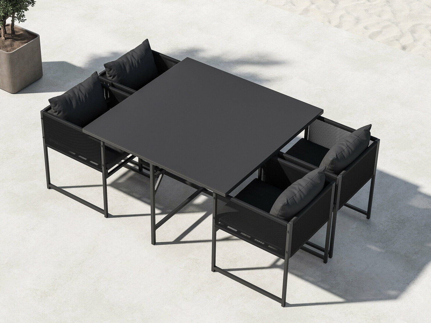 Set stola i stolica Dallas 4736