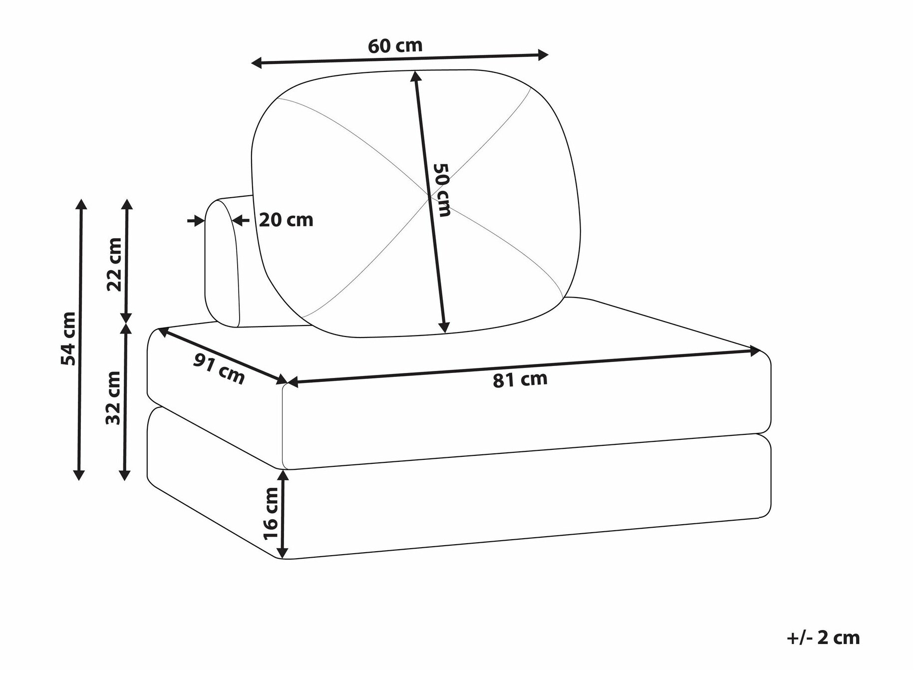 Fotelja Berwyn 2536 (Svijetlo zelena)
