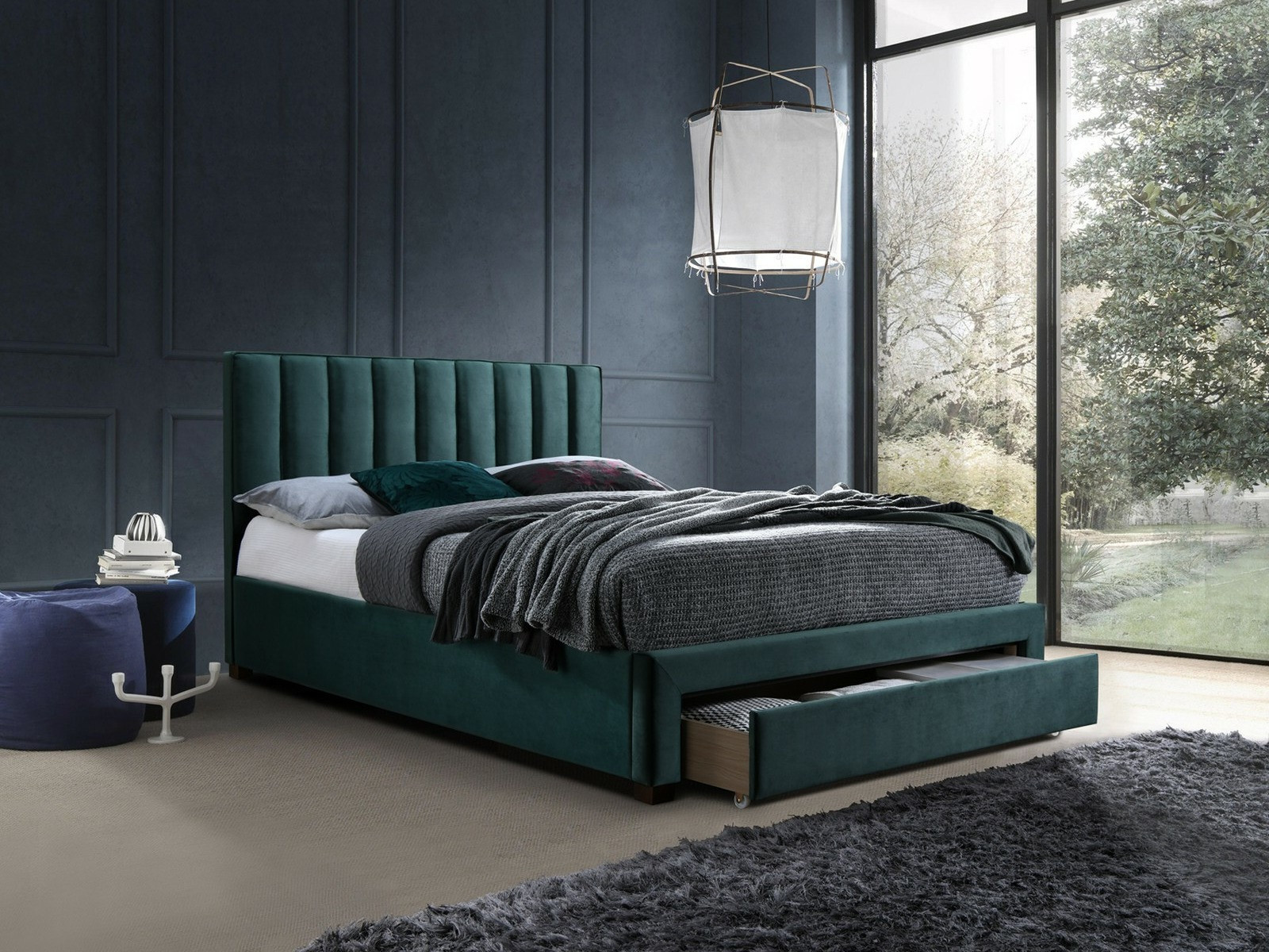 Krevet Houston 869 (Tamnozelena)