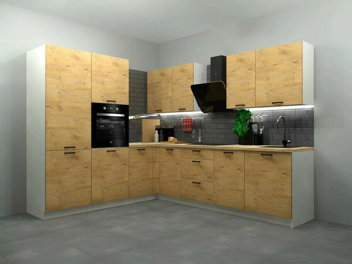 Modularan kutni ormarić Amper Lancelot 130