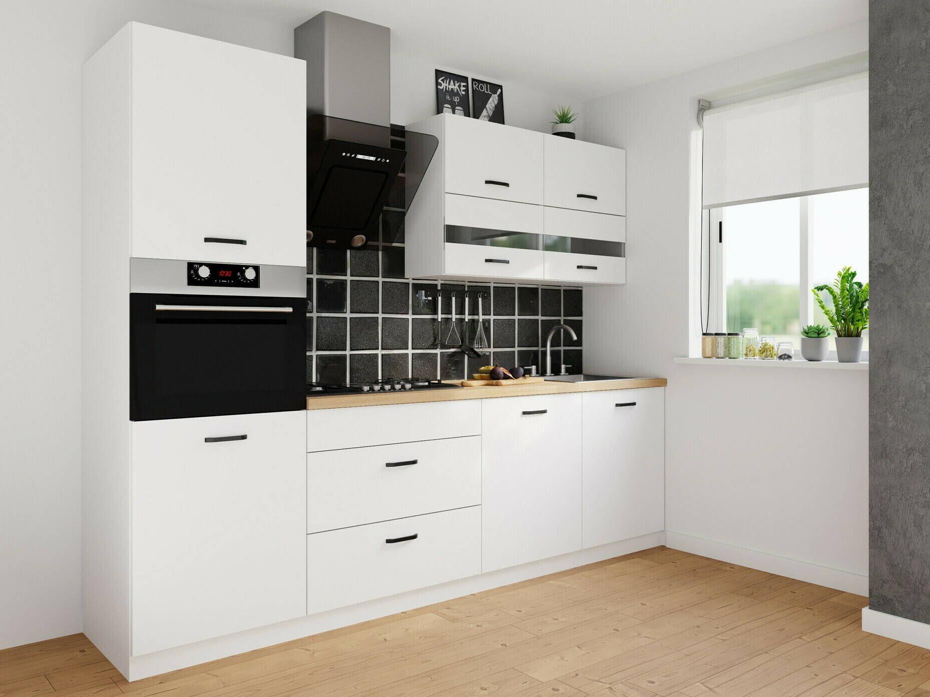 Modularni ormarić za ugradbene aparate Top White 134
