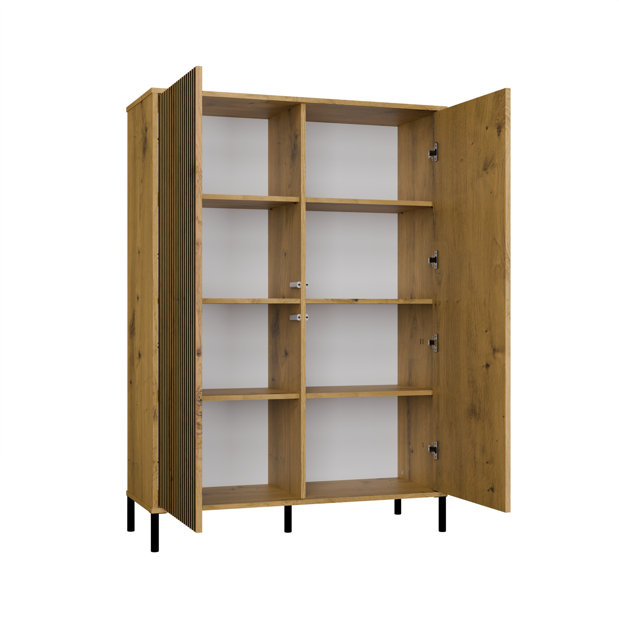 Set za dnevni boravak Orlsone 105 (Hrast Artisan + Crna)