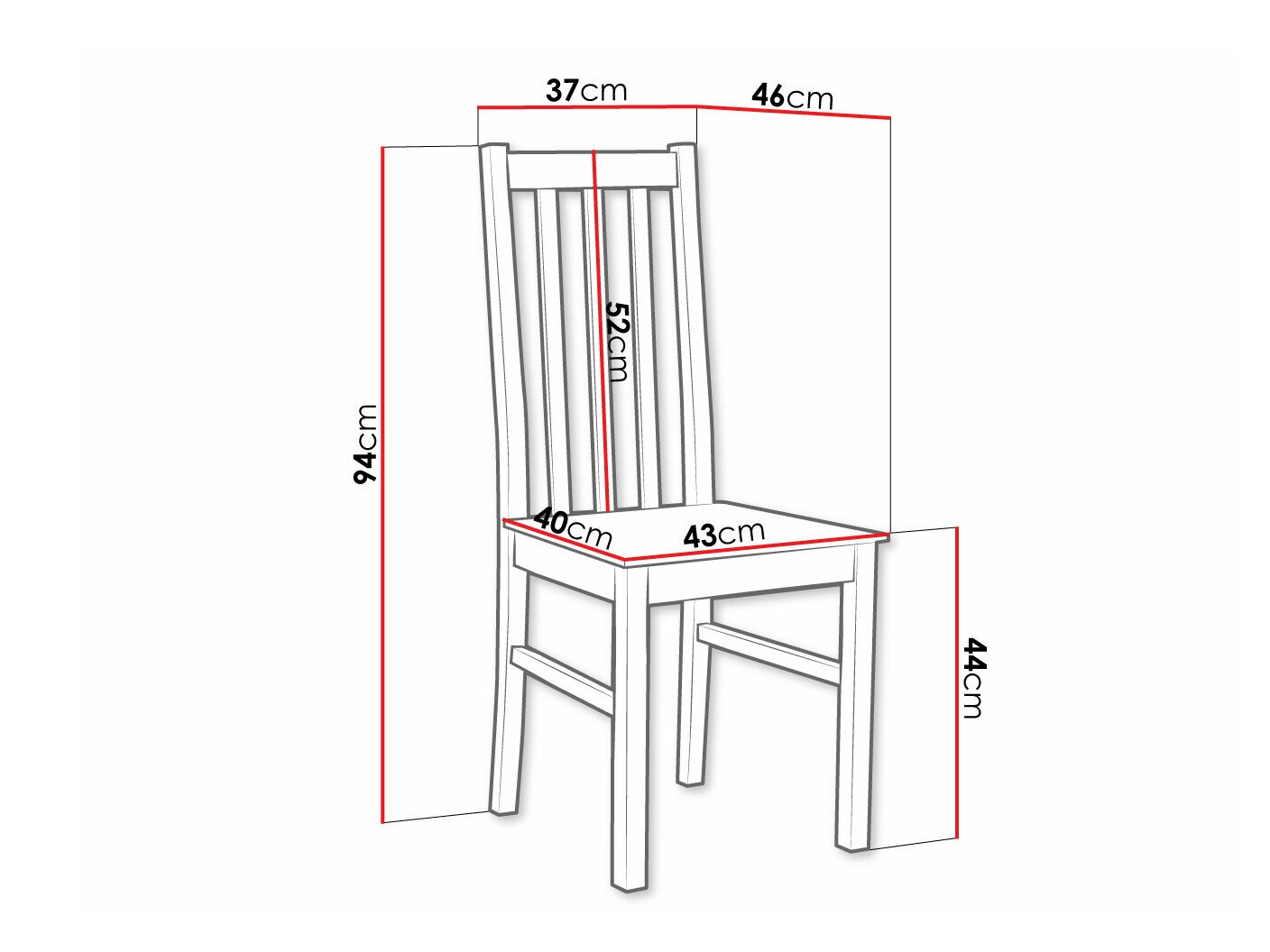 Stolica Victorville 115 (Bijela)