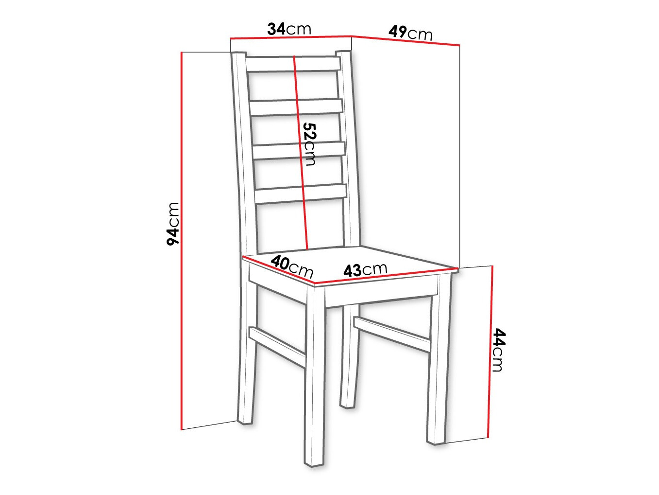 Stolica Victorville 136 (Sonoma hrast)