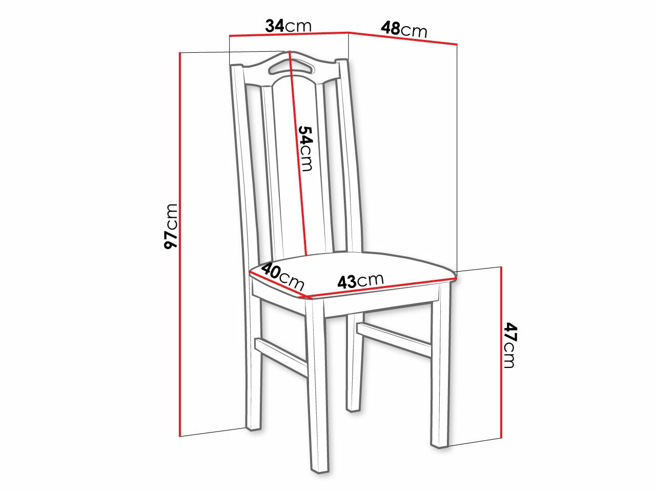 Stolica Victorville 139 (Bijela)