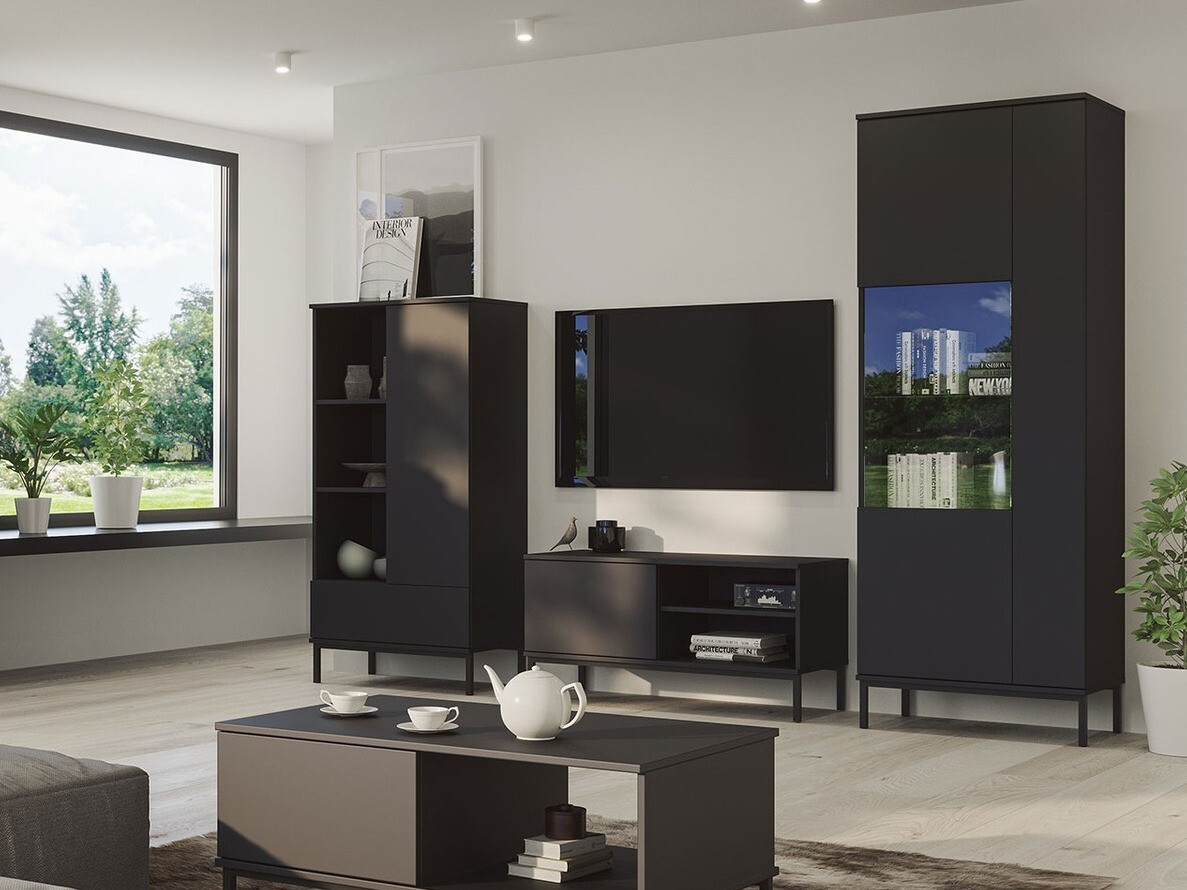 Set za dnevni boravak Lomsore 109 (Crna)