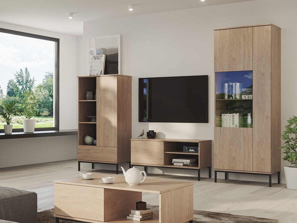 Set za dnevni boravak Lomsore 109 (Svijetlo drvo)