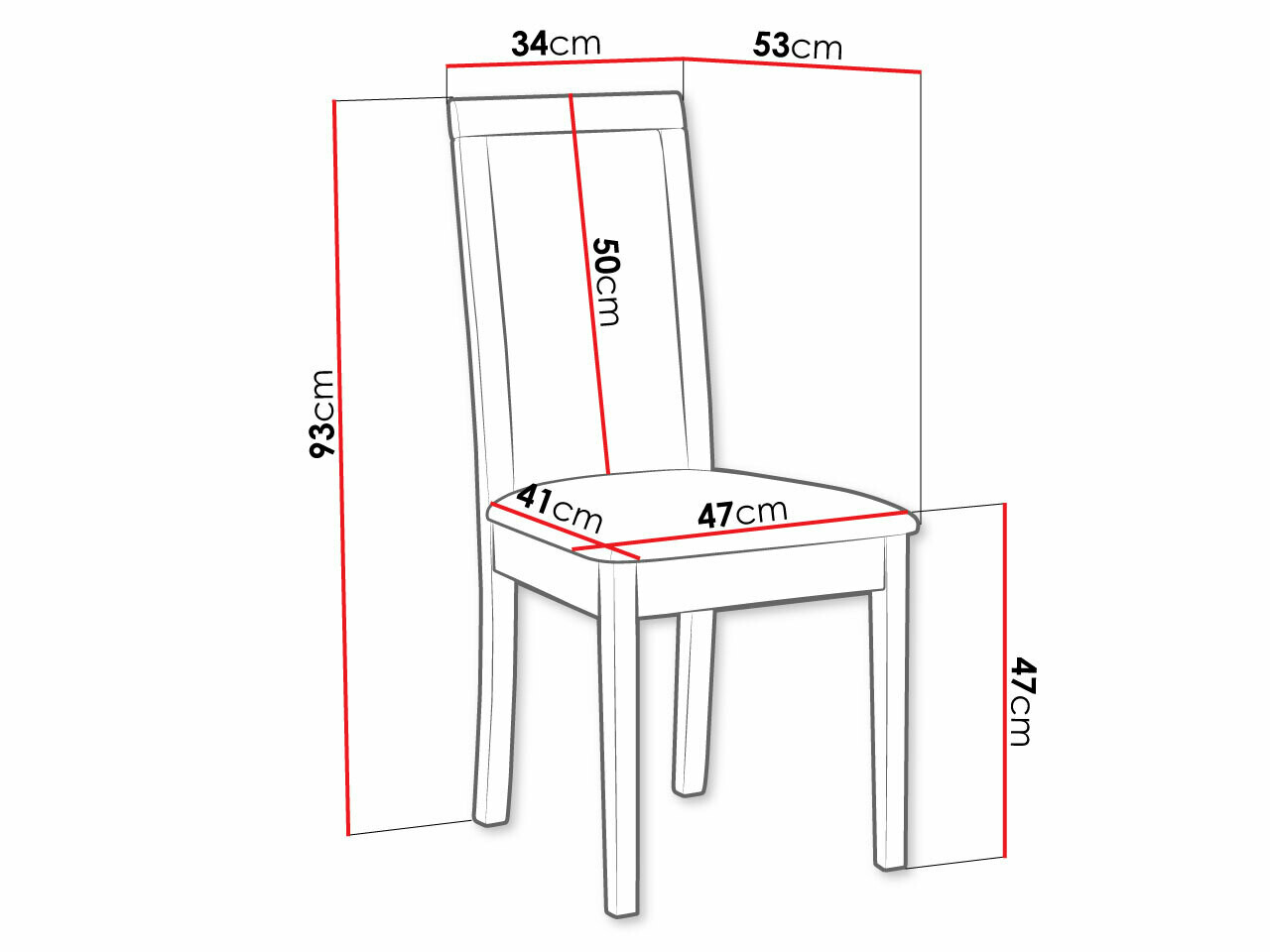 Stolica Victorville 343 (Bijela)