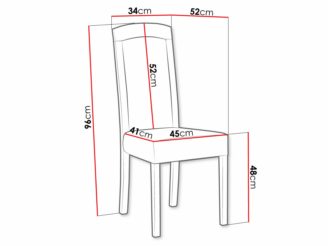 Stolica Victorville 345 (Bijela)