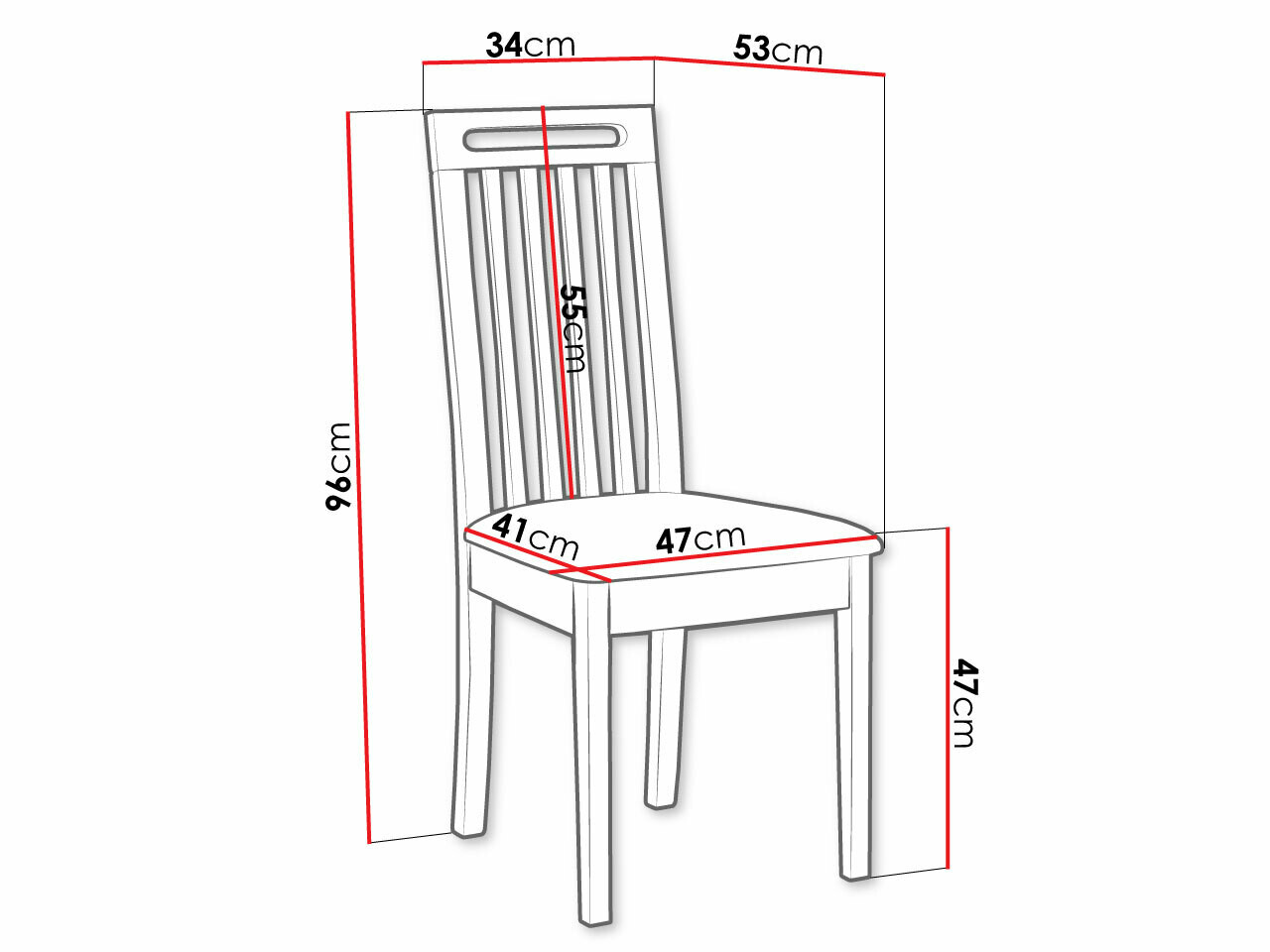Stolica Victorville 348 (Crna)