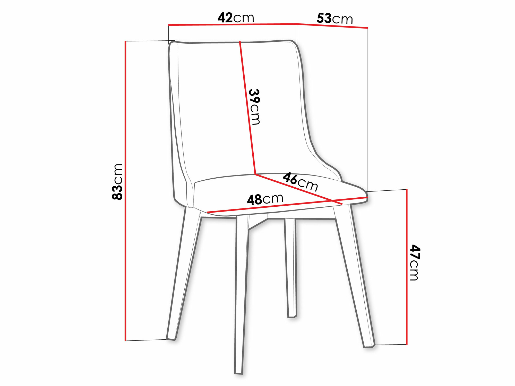 Stolica Victorville 364 (Crna)