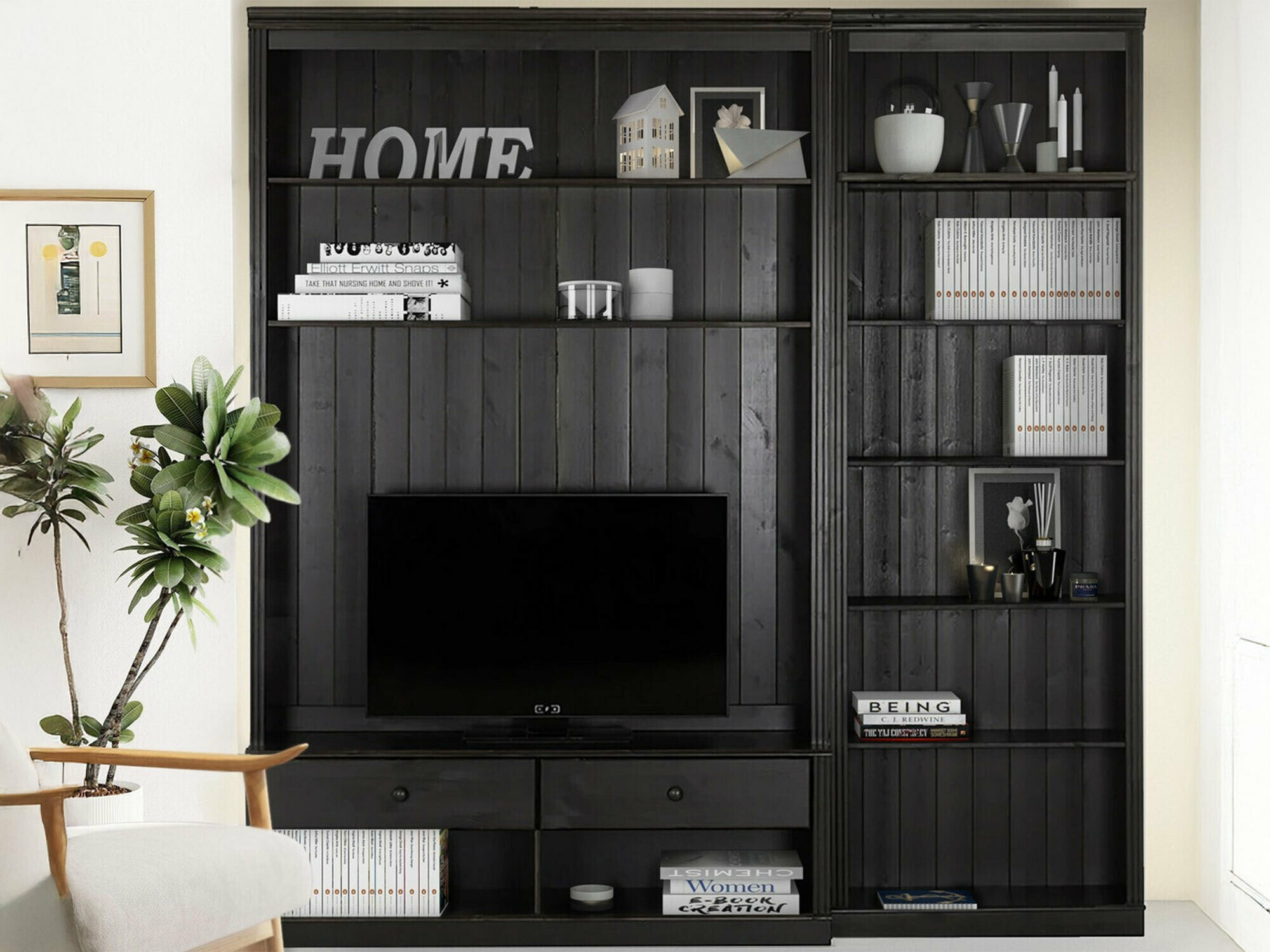 Set za dnevni boravak Saltoro 106 (Tamno smeđa)