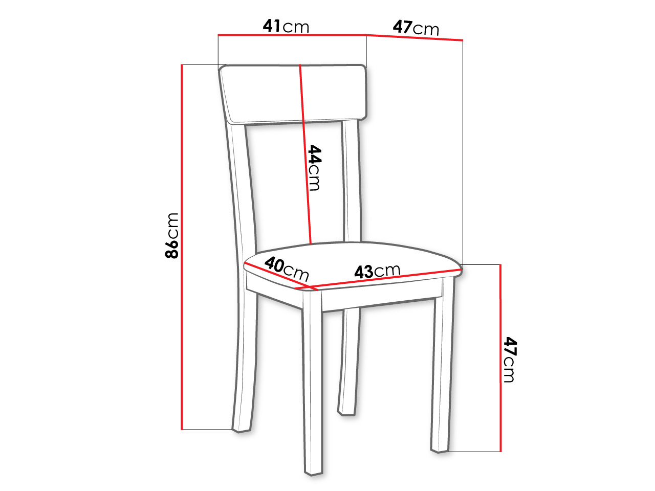 Stolica Victorville 352 (Bijela)