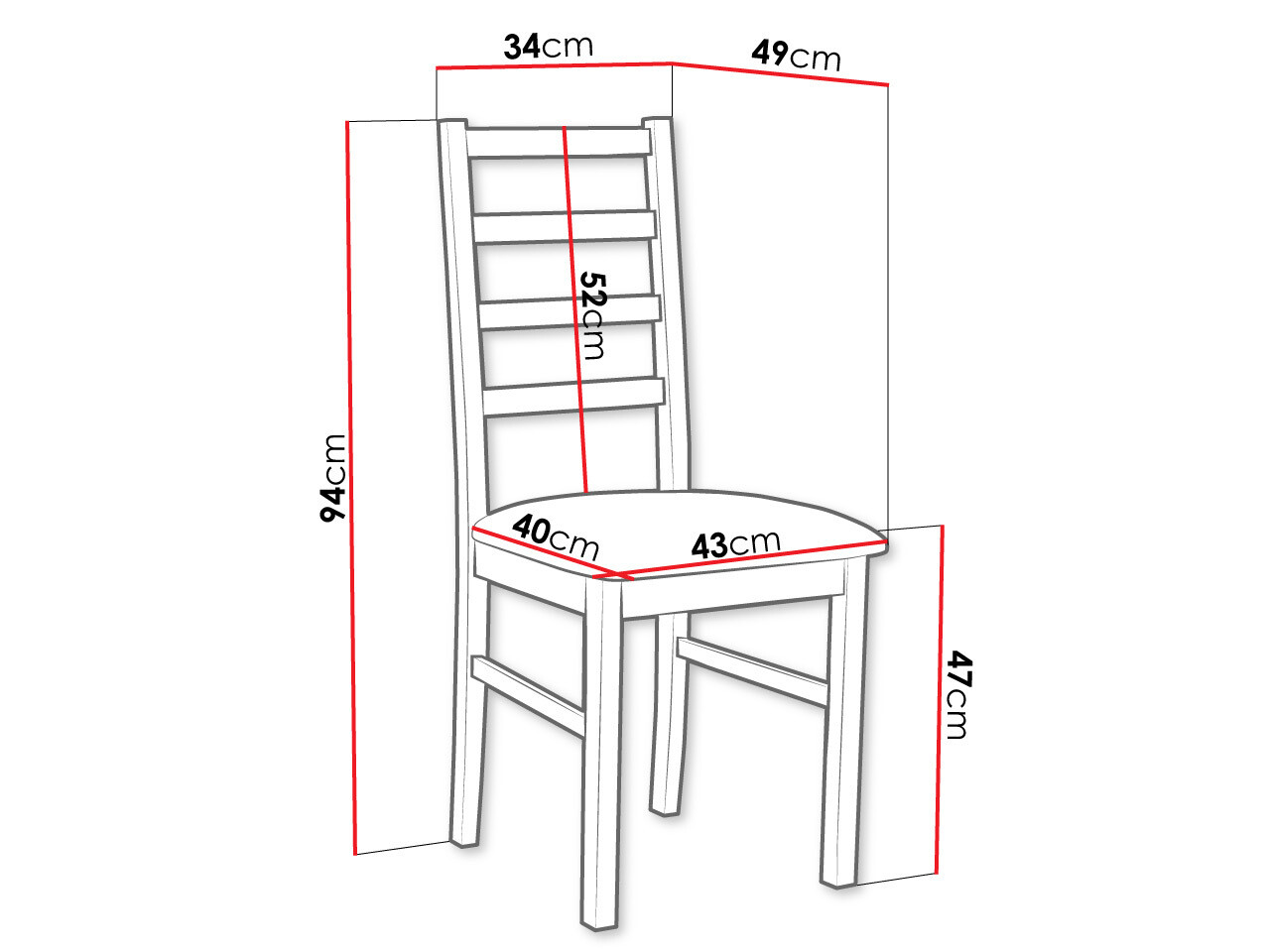 Stolica Victorville 171 (Crna)
