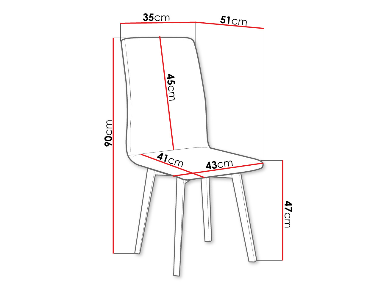 Stolica Victorville 268 (Sonoma hrast)