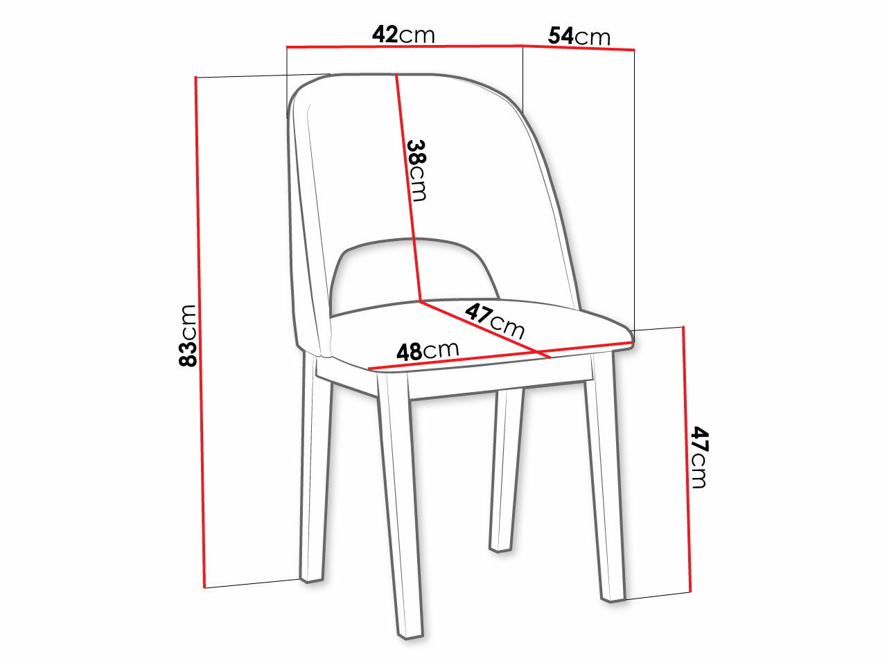 Stolica Victorville 333 (Bijela)
