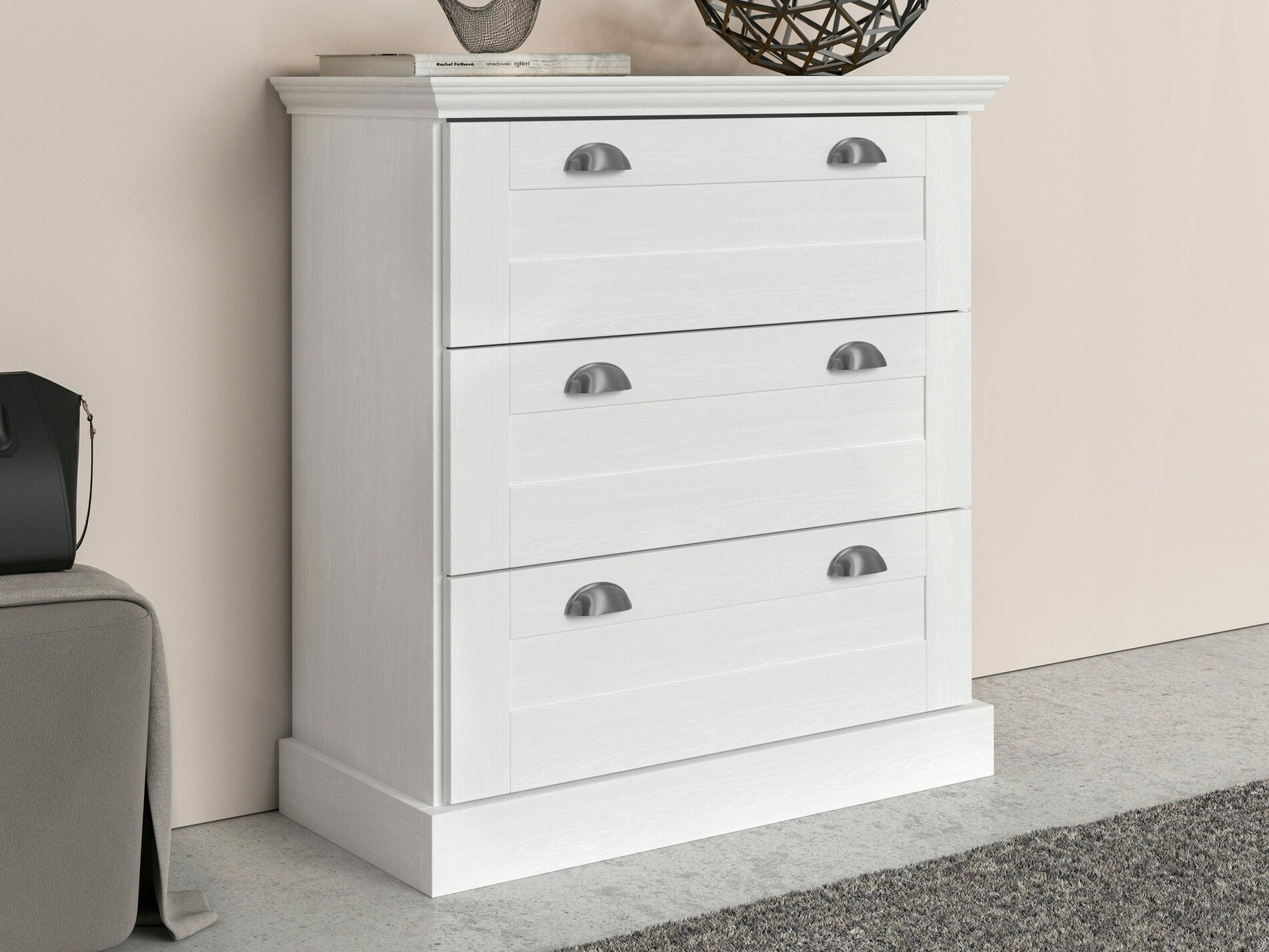 Komoda Salfelo 102 (Bijela)