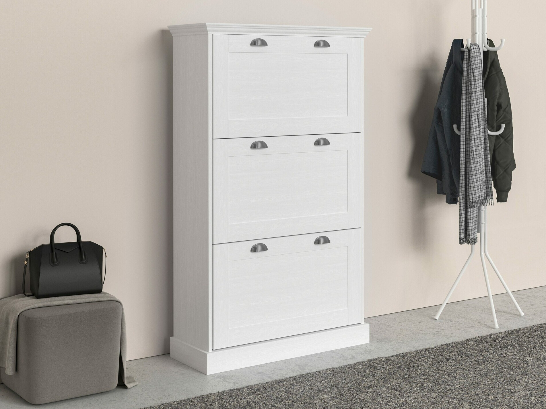 Ormarić za cipele Salfelo 100 (Bijela)