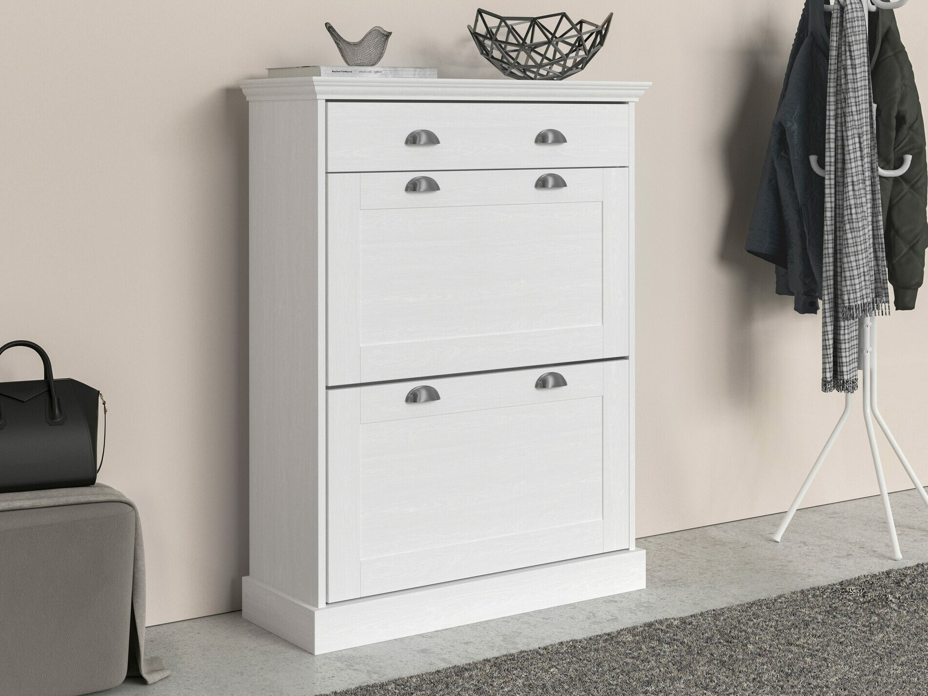 Ormarić za cipele Salfelo 101 (Bijela)