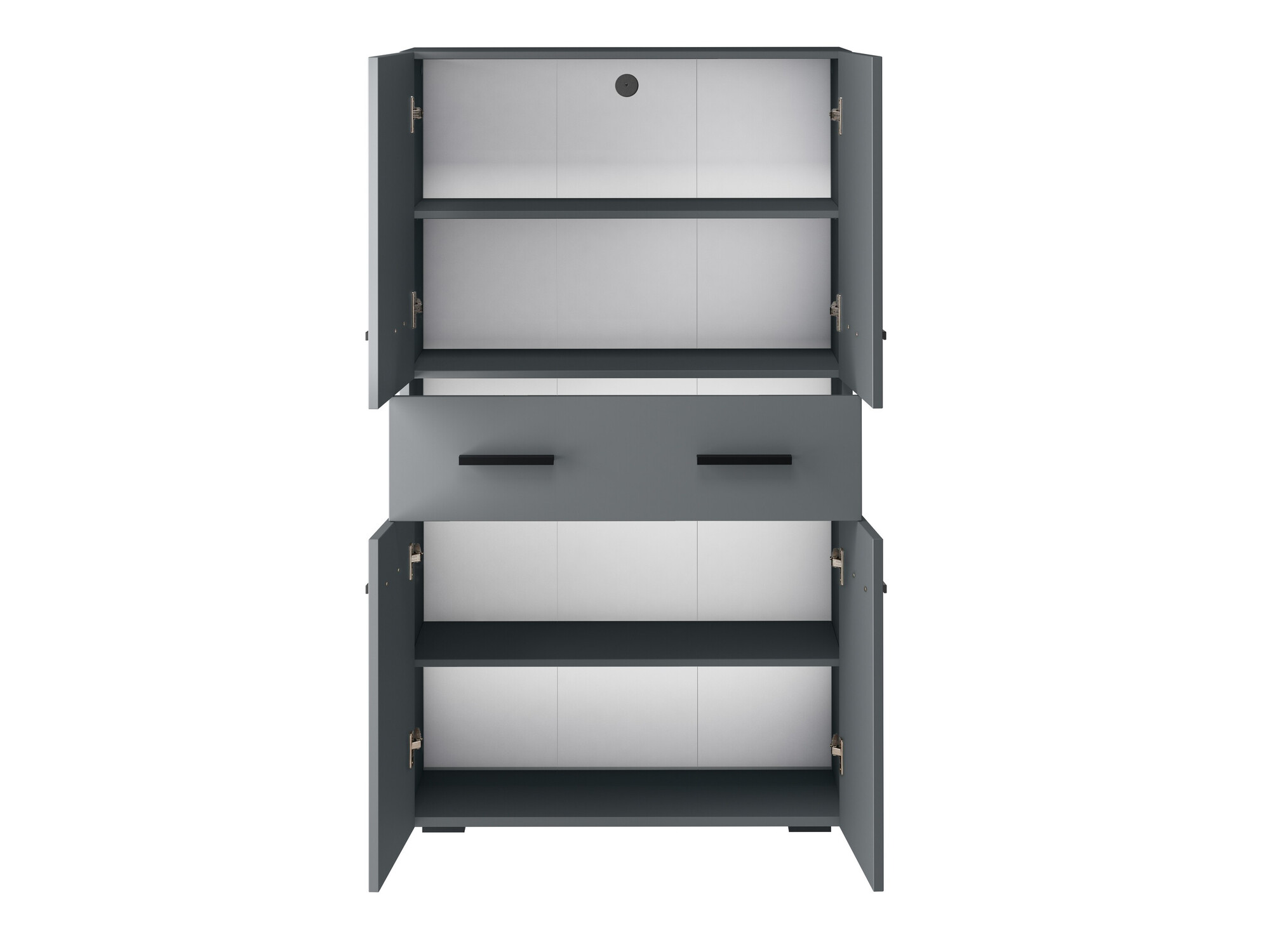 Samostojeći kupaonski ormarić Larlori 106 (Antracit)