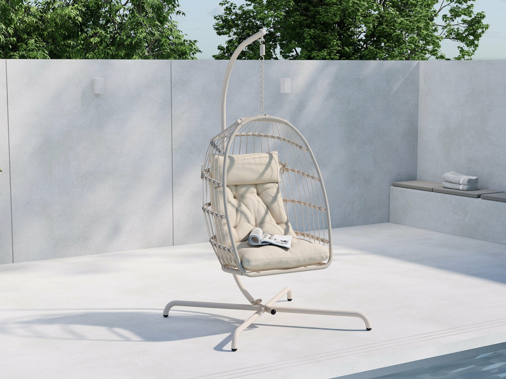 Viseća stolica Dallas 4756 (Bež)