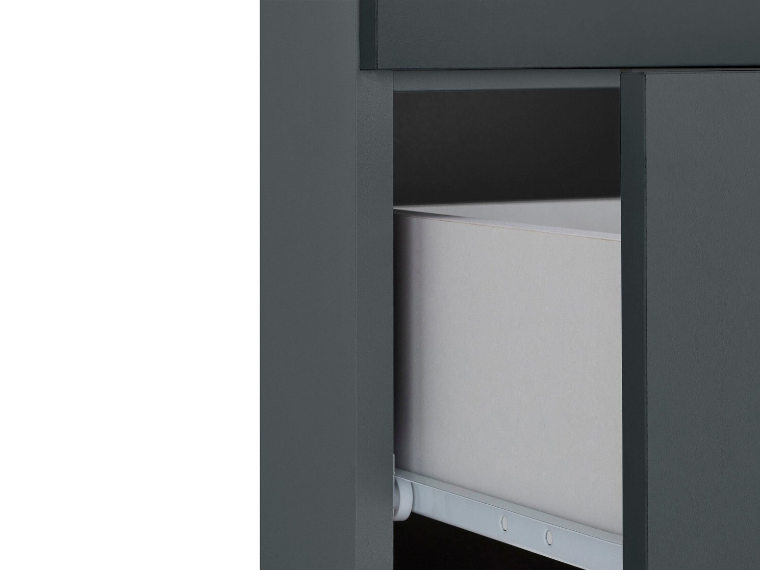 Samostojeći kupaonski ormarić Larlori 107 (Antracit)