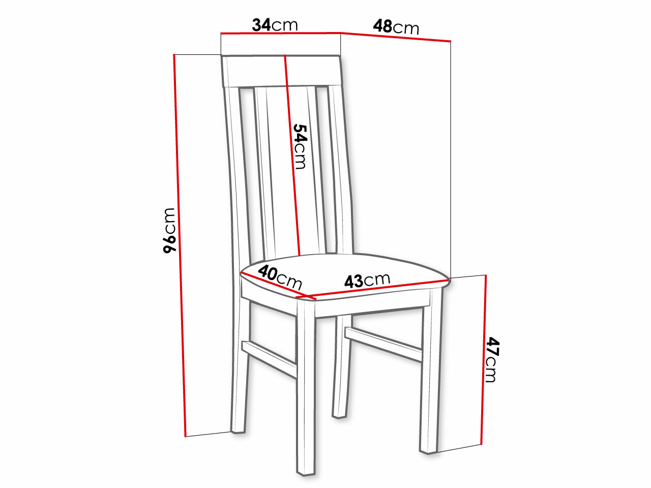 Stolica Victorville 165 (Crna)